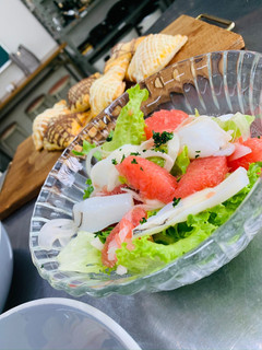 イカとグレープフルーツのサラダ-レシピのメイン写真