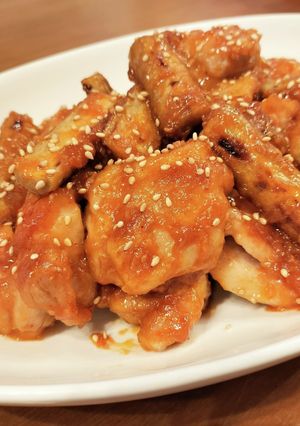 ごぼう入りヤンニョムチキン QC-レシピのメイン写真