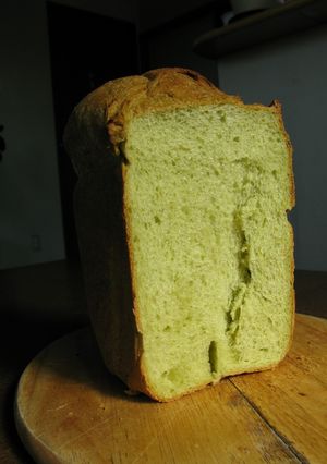 ふわふわ抹茶食パン-レシピのメイン写真