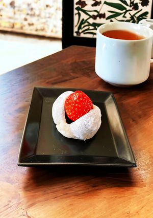 【レンジ不使用】フライパンでいちご大福-レシピのメイン写真