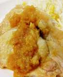 おろし玉ねぎたっぷり生姜焼き。