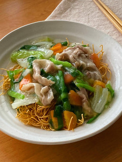 *ほったらかし*あんかけ皿うどん*-レシピのメイン写真