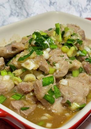厚切り豚肉の焼肉のタレ炒め(身内専用)-レシピのメイン写真