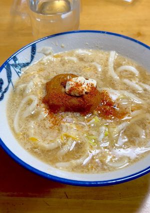 パパさん特性！とりたまタルタルうどん^^-レシピのメイン写真
