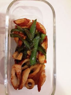 ピーマンと竹輪の塩炒め-レシピのメイン写真