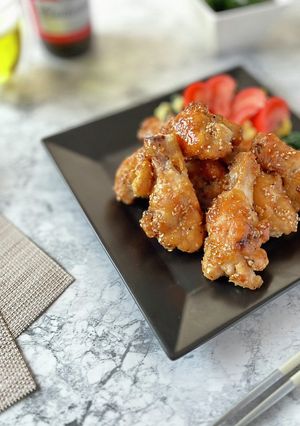 手掴みで食べたい!無限手羽元の甘辛焼き-レシピのメイン写真