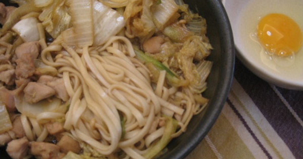 鶏うどんすき by moritaya 【クックパッド】 簡単おいしいみんなの