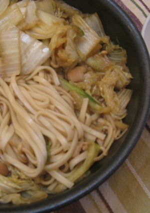 鶏うどんすき-レシピのメイン写真