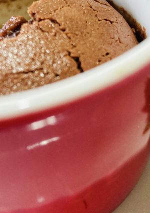 ミロとチョコレートでフォンダンショコラ-レシピのメイン写真