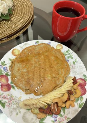 オートミールと米粉のパンケーキ-レシピのメイン写真