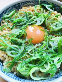 チキンラーメン●ネギ特盛り-レシピのメイン写真