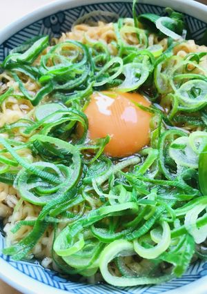 チキンラーメン●ネギ特盛り-レシピのメイン写真