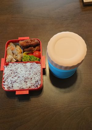 中学生女子弁当2024/03/18-レシピのメイン写真