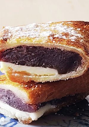 食パンカリカリあんバタートースト☆おやつ-レシピのメイン写真