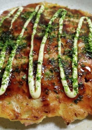 簡単、ふわふわお好み焼き-レシピのメイン写真