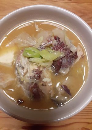 鯛のあら汁-レシピのメイン写真