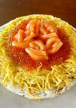 簡単なのに豪華に見えるお寿司ケーキ-レシピのメイン写真