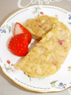 いちごの蒸しパン-レシピのメイン写真