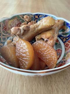 鶏手羽元と大根の甘辛煮-レシピのメイン写真