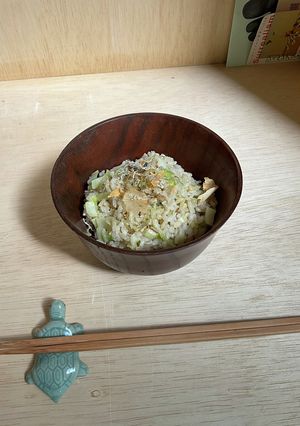 キャベツ昆布の玄米ごはん-レシピのメイン写真