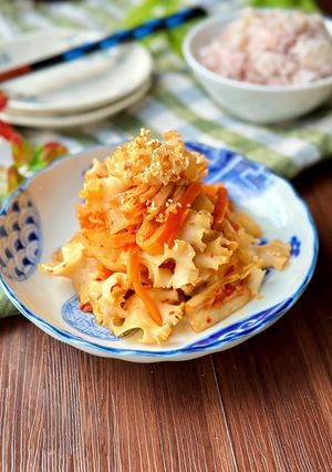 ホホホタケのキムチ炒め-レシピのメイン写真