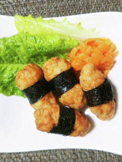簡単、便利、海苔巻チキン-レシピのメイン写真