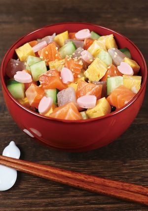 春のカラフル桜丼-レシピのメイン写真