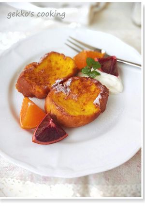 オレンジ＊フレンチトースト-レシピのメイン写真