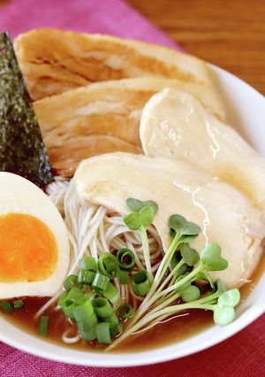 冷しラーメン風そうめん 鶏がら煮干し醤油-レシピのメイン写真
