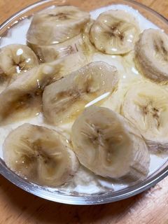 バナナヨーグルト-レシピのメイン写真