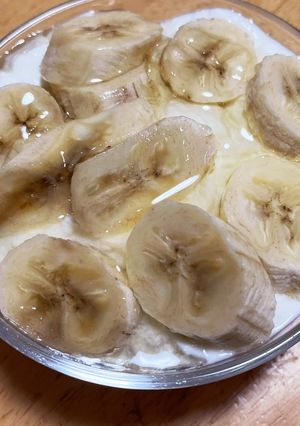 バナナヨーグルト-レシピのメイン写真
