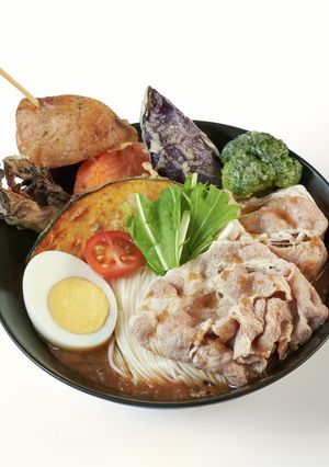 豚しゃぶと野菜のSuage特製カレー素麺-レシピのメイン写真