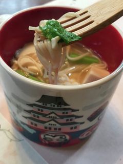残ったお味噌汁と素麺でマグヌードル-レシピのメイン写真
