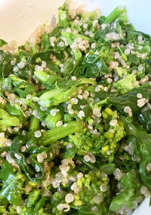 菜の花とキヌアの塩麹ナムル風-レシピのメイン写真