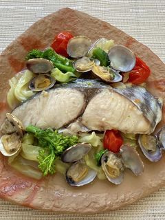 さわらと春野菜のアクアパッツァ-レシピのメイン写真