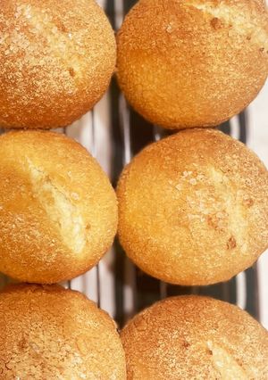 ヘルシー♪豆腐ときな粉の揚げパン風-レシピのメイン写真