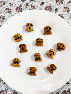 ハロウィンに 顔描くだけプッカおばけ-レシピのメイン写真