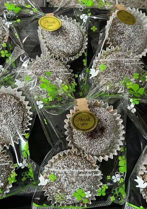 米粉で抹茶小豆マフィン-レシピのメイン写真