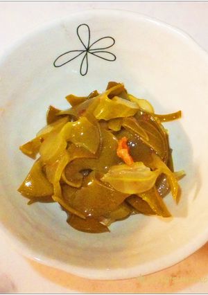 春✿茎わかめの佃煮☆梅ぼし昆布茶味-レシピのメイン写真