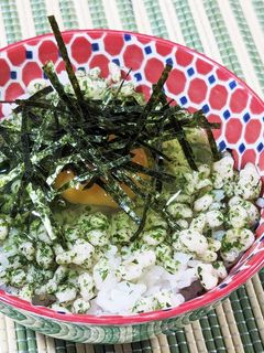 青のり&天かすで悪魔のたまごかけご飯-レシピのメイン写真