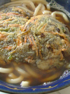 もずくのかき揚げ入り　うどん！-レシピのメイン写真