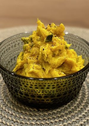 レンジで簡単★カボチャとチーズのサラダ-レシピのメイン写真