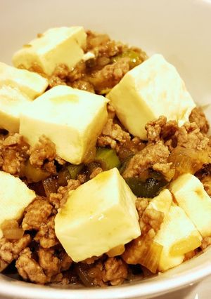 『カンタン酢』で、もやし入り麻婆豆腐丼-レシピのメイン写真