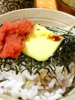 ねこまんま!海苔めんたいバターご飯-レシピのメイン写真