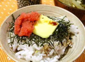 ねこまんま！海苔めんたいバターご飯-レシピのメイン写真