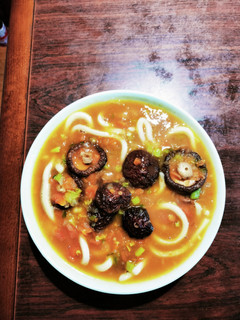 干し椎茸と根菜の煮込みカレーうどん-レシピのメイン写真
