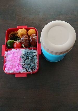 中学生女子弁当2024/03/19-レシピのメイン写真