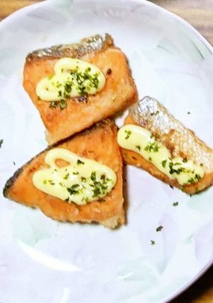 ヨウサマの減塩鮭のムニエルマヨ　弁当編-レシピのメイン写真