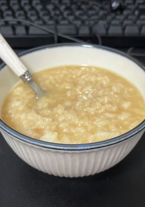 具合悪くてもこれなら食べれる!味噌粥-レシピのメイン写真
