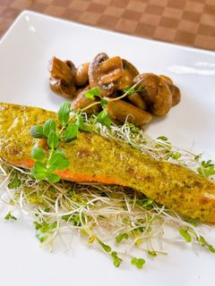 トースターで簡単♪鮭のバジルマヨ焼き-レシピのメイン写真